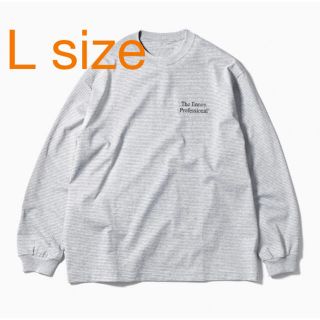 ワンエルディーケーセレクト(1LDK SELECT)のL/S Border T-Shirt   (GLAY×NAVY)  Lサイズ(Tシャツ/カットソー(七分/長袖))