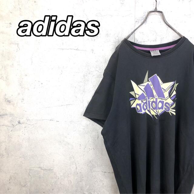 adidas(アディダス)の希少 90s アディダス Tシャツ プリントロゴ ビッグシルエット  メンズのトップス(Tシャツ/カットソー(半袖/袖なし))の商品写真