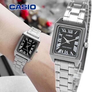 カシオ(CASIO)のCASIO レディース チープカシオ 腕時計 LTP-V007D-1B シルバー(腕時計)
