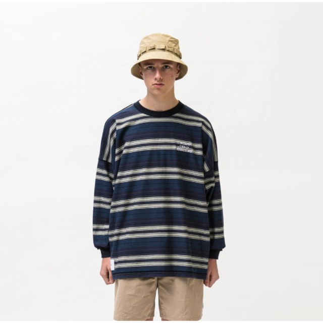 WTAPS ボーダー ロンT M(02)WTAPS