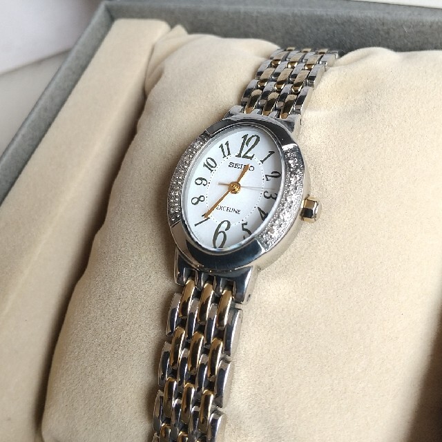 美品 SEIKO セイコー エクセリーヌ 14K 2320-5990 腕時計