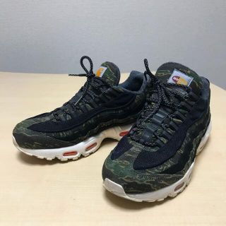 ナイキ(NIKE)のNIKE AIR MAX95 WIP  NIKE×CARHARTコラボスニーカー(スニーカー)