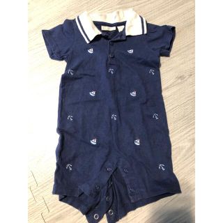 プチバトー(PETIT BATEAU)のロンパース　6-9m  プチバトー風。(ロンパース)