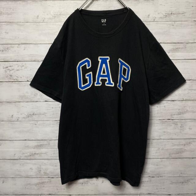 GAP(ギャップ)の【人気デザイン】GAPギャップ☆ワッペンアーチロゴブラックTシャツ メンズのトップス(Tシャツ/カットソー(半袖/袖なし))の商品写真