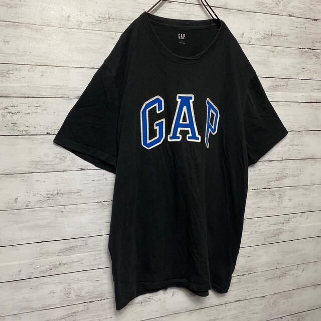 GAP(ギャップ)の【人気デザイン】GAPギャップ☆ワッペンアーチロゴブラックTシャツ メンズのトップス(Tシャツ/カットソー(半袖/袖なし))の商品写真