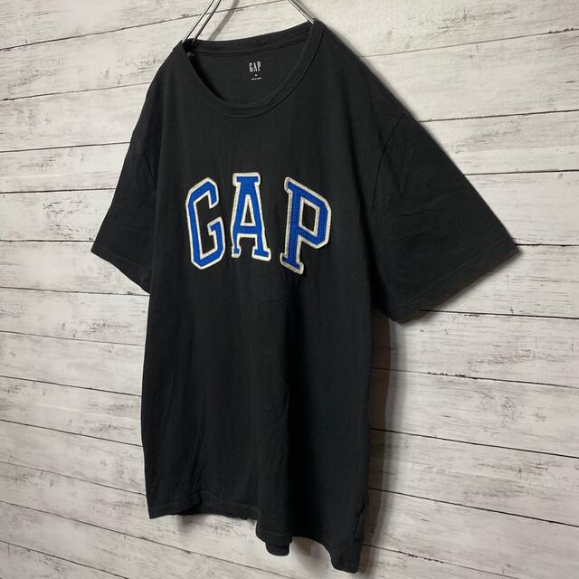 GAP(ギャップ)の【人気デザイン】GAPギャップ☆ワッペンアーチロゴブラックTシャツ メンズのトップス(Tシャツ/カットソー(半袖/袖なし))の商品写真