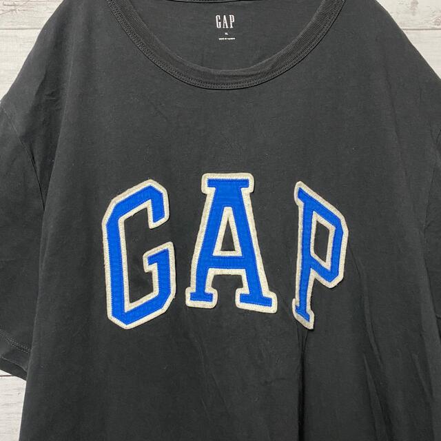 GAP(ギャップ)の【人気デザイン】GAPギャップ☆ワッペンアーチロゴブラックTシャツ メンズのトップス(Tシャツ/カットソー(半袖/袖なし))の商品写真