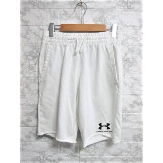 アンダーアーマー(UNDER ARMOUR)の☆アンダーアーマー 切り放し加工 ロゴ プリント ハーフパンツ ショーツ 短パン(ショートパンツ)