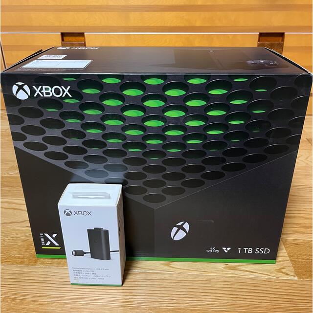 【在庫有】 Xbox Microsoft Series 充電式バッテリー付き  X 家庭用ゲーム機本体