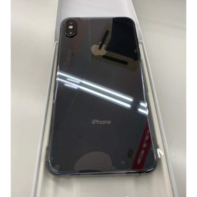 iPhone - ②【simフリー・新品未使用】iPhoneXS MAX 256GB グレーの iPhone - ②【simフリー・新品未使用】iPhoneXS MAX 256GB グレーの