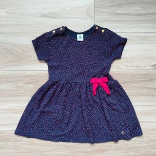 プチバトー(PETIT BATEAU)のプチバトー　ワンピース　24m86cm(ワンピース)