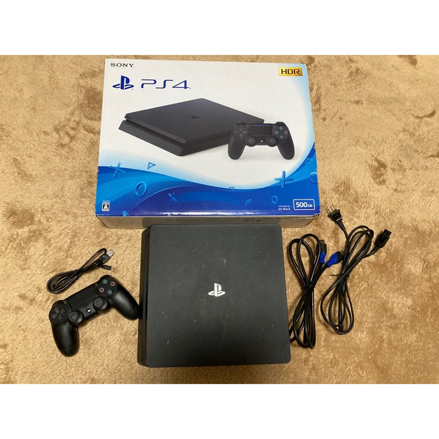 PlayStation4(プレイステーション4)のSONY PlayStation4 本体 CUH-2100AB01 エンタメ/ホビーのゲームソフト/ゲーム機本体(家庭用ゲーム機本体)の商品写真