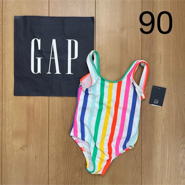 babyGAP(ベビーギャップ)の新品★baby gapスイムウェア　水着90 女の子　夏　プール キッズ/ベビー/マタニティのキッズ服女の子用(90cm~)(水着)の商品写真