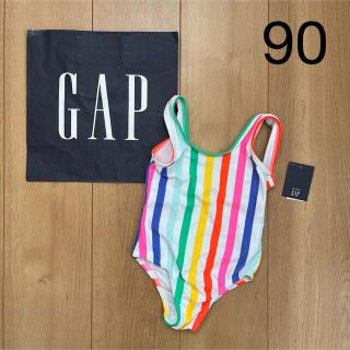 ベビーギャップ(babyGAP)の新品★baby gapスイムウェア　水着90 女の子　夏　プール(水着)