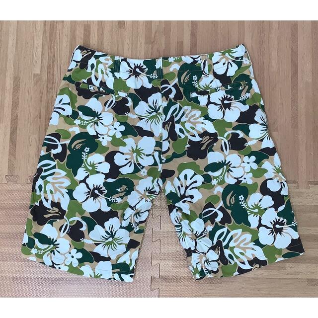 A BATHING APE - ☆激レア☆APE アロハカモ ハーフパンツ XL ショーツ A BATHING APE - ☆激レア☆APE アロハカモ ハーフパンツ XL ショーツ