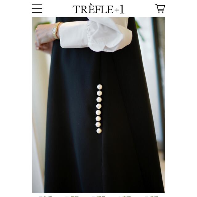 トレフルプラスワン 前後2WAYワンピース~pearl付き トレフルプラスワン 前後2WAYワンピース~pearl付き