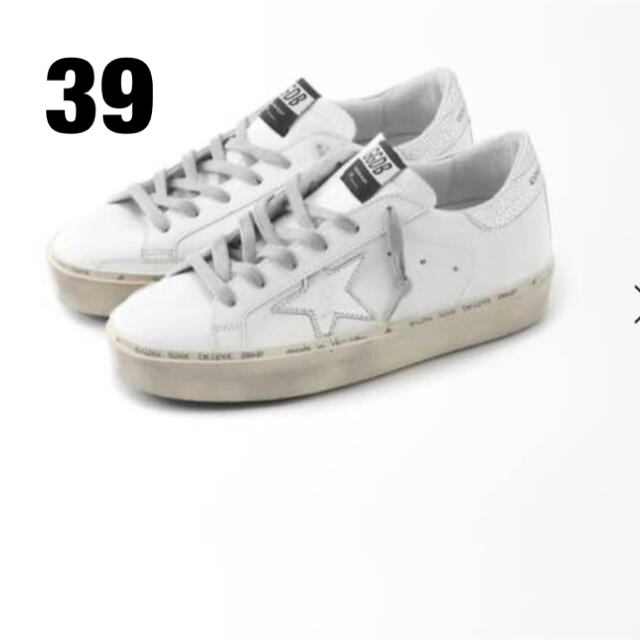 【GOLDEN GOOSE/ゴールデングース】 HI STAR WHITE 39