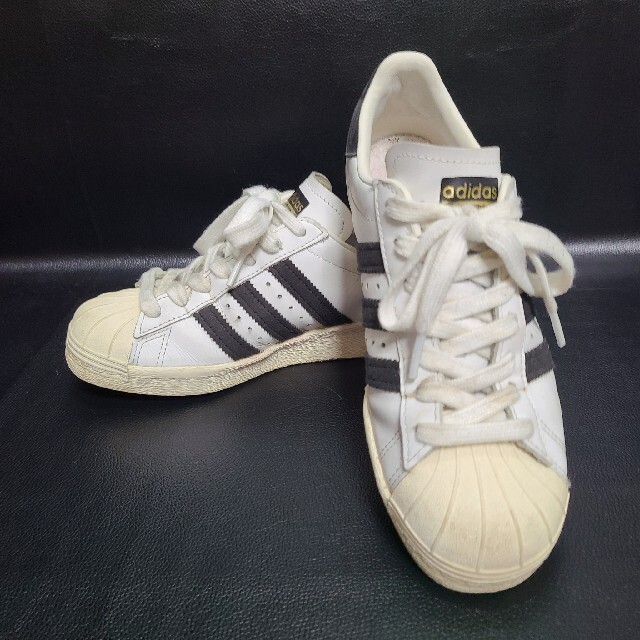 SUPERSTAR - 【限定モデル】アディダス スーパースター80s 黒 白 金