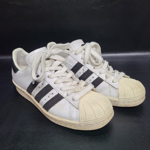 SUPERSTAR - 【限定モデル】アディダス スーパースター80s 黒 白 金