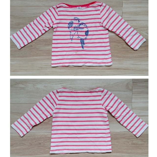 PETIT BATEAU(プチバトー)のプチバトー　3点セット　3ans キッズ/ベビー/マタニティのキッズ服女の子用(90cm~)(Tシャツ/カットソー)の商品写真