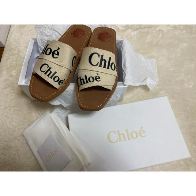 Chloe - クロエ サンダル フラットミュールの通販 by m's shop｜クロエならラクマ