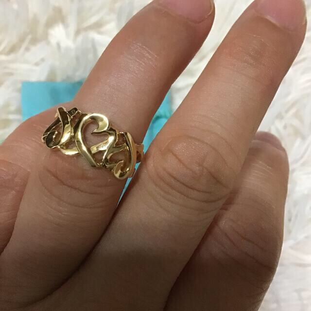 ティファニー　指輪　k18 超美品　　最終価格リング(指輪)