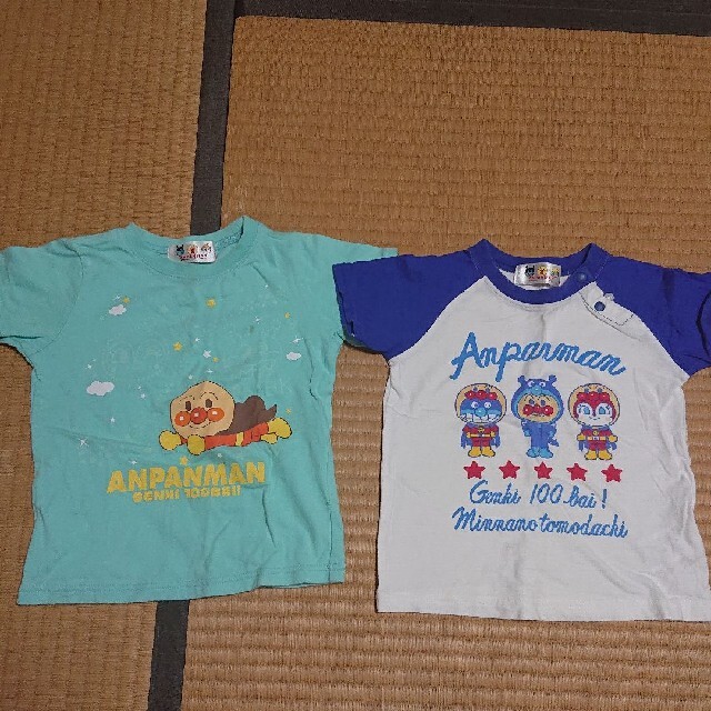 アンパンマン(アンパンマン)のアンパンマン Tシャツ 95サイズ セット キッズ/ベビー/マタニティのキッズ服男の子用(90cm~)(Tシャツ/カットソー)の商品写真