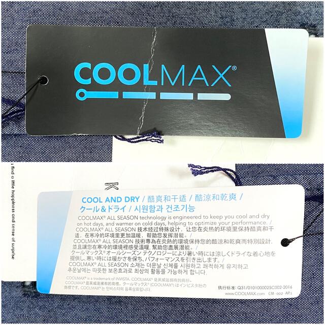 KAFIKA☆COOLMAX☆ステンカラーコート☆シャンブレーブルー☆新品未使用 メンズのジャケット/アウター(ステンカラーコート)の商品写真