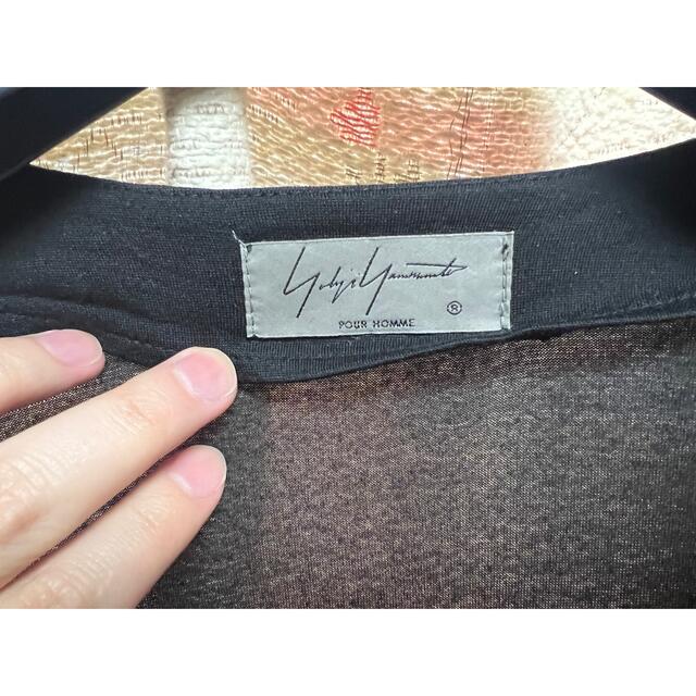 Yohji Yamamoto - ヨウジヤマモト ブラック ロングカーディガン サイズ