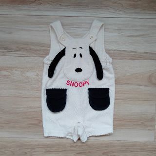 スヌーピー(SNOOPY)のSNOOPY　ロンパース　70cm(ロンパース)