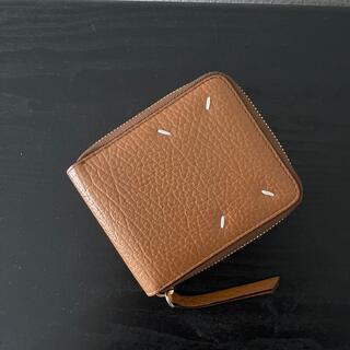 マルジェラ 財布 round zip wallet brown 21SS