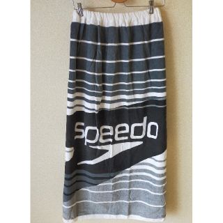 スピード(SPEEDO)のSpeedo ラップタオル　大判　120×100cm グレー(タオル/バス用品)