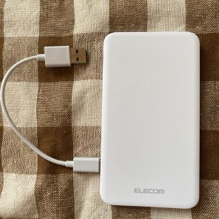 エレコム(ELECOM)のELECOM モバイルバッテリー。(バッテリー/充電器)