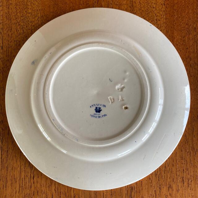 フランスアンティーク　クレイユモントロー　Montereau　古いお皿 1