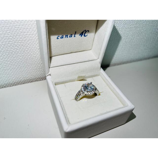 canal４℃(カナルヨンドシー)の2カラット ダイヤモンド　シルバーリング レディースのアクセサリー(リング(指輪))の商品写真