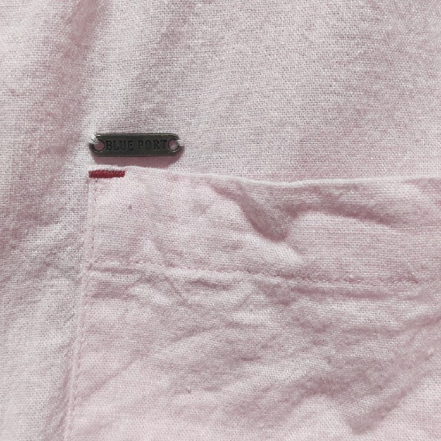 メンズ ブラウス  M  ピンク  FRENCH LINEN レディースのトップス(シャツ/ブラウス(長袖/七分))の商品写真