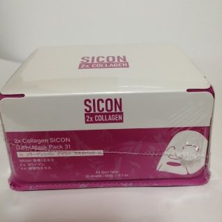 31枚入り★日本製 MITOMO フェイスパック コラーゲンシコン  CICON(パック/フェイスマスク)