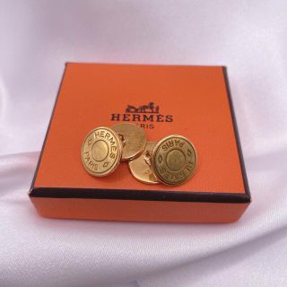 エルメス(Hermes)のエルメス セリエ　カフス　ゴールド　箱あり　メンズ(カフリンクス)