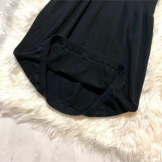 CHANEL - 本物 シャネル COCO刺繍 半袖 リブニット ワンピース ドレス