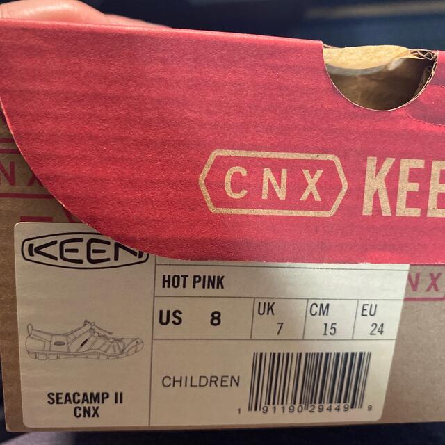 KEEN HOT PINK キッズ/ベビー/マタニティのキッズ靴/シューズ(15cm~)(サンダル)の商品写真