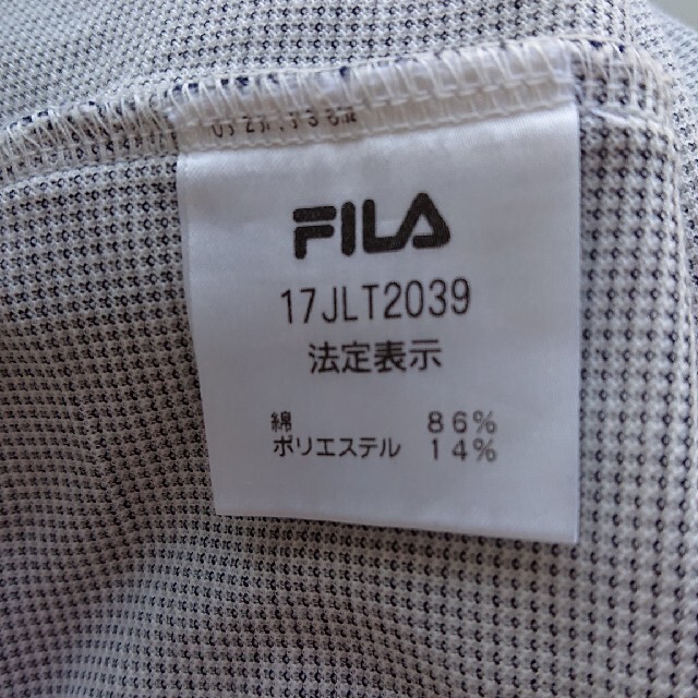 FILA(フィラ)の更に値下げ❗FILA ゴルフウェア レディースM 白×ネイビー 普段着にも スポーツ/アウトドアのゴルフ(ウエア)の商品写真