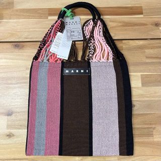 Marni - 新品 MARNI マルニフラワーカフェ ハンモックバッグ ピンク