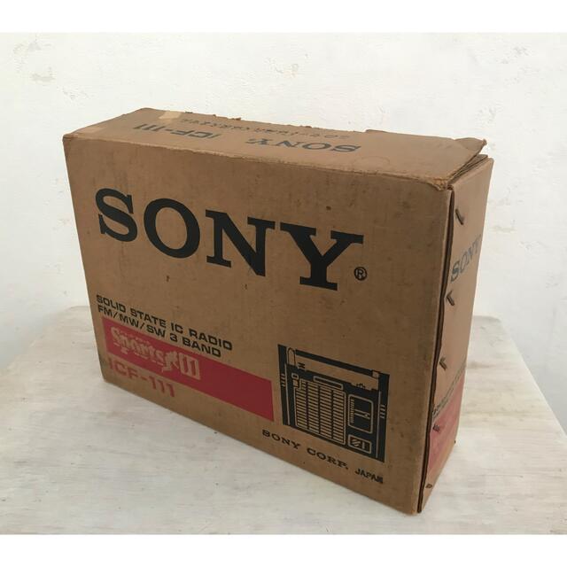 【極希少品】フルセット SONY  ICF-111 Sports11 ラジオ