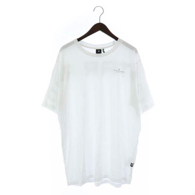 G-STAR RAW(ジースター)のジースターロウ Tシャツ カットソー バッグロゴ 半袖 XL 白 メンズのトップス(Tシャツ/カットソー(半袖/袖なし))の商品写真