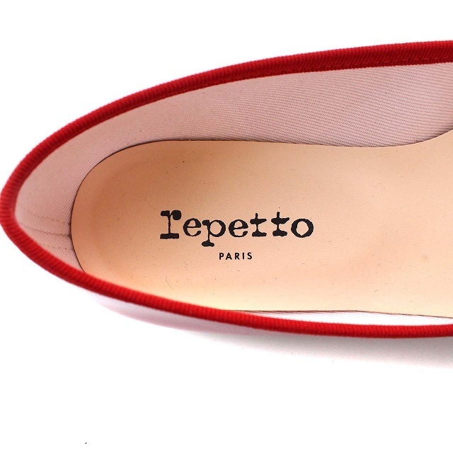 repetto(レペット)のレペット JUNON ポインテッドトゥ パンプス バレエシューズ リボン 37 レディースの靴/シューズ(ハイヒール/パンプス)の商品写真