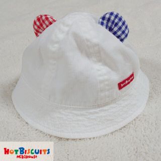 ホットビスケッツ(HOT BISCUITS)のクマ耳付き♡ベビーぼうし 42cm(帽子)