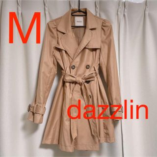 ダズリン(dazzlin)のdazzlin トレンチコート ベージュ 美品 フレア プリーツ　春コート(トレンチコート)