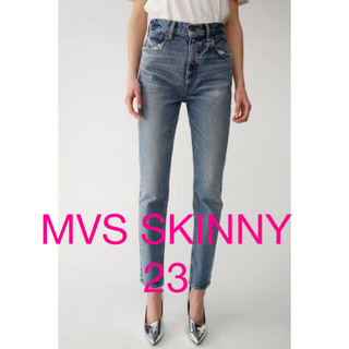 マウジー(moussy)の【moussy】MVS SKINNY(blue,size23)(デニム/ジーンズ)
