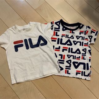 フィラ(FILA)の⭐︎新品　フィラ　FILA Tシャツ　半袖　ホワイト　ロゴ　80(Ｔシャツ)