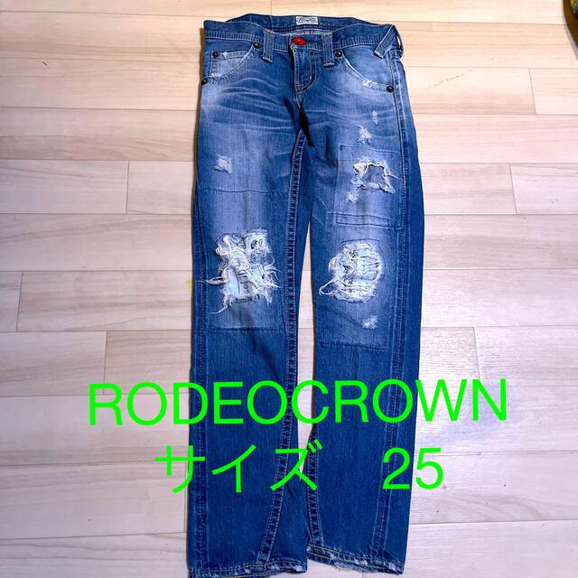 RODEO CROWNS(ロデオクラウンズ)のRODEOCROWN サイズ25 デニム レディースのパンツ(デニム/ジーンズ)の商品写真